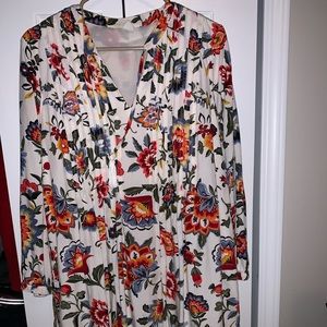old navy white floral dress